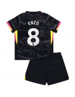 Chelsea Enzo Fernandez #8 Alternativní dres pro děti 2024-25 Krátký Rukáv (+ trenýrky)